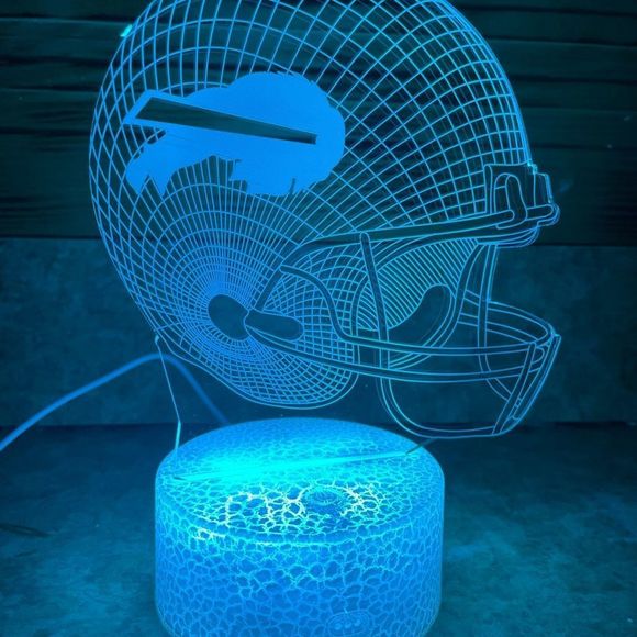 NFL New York Buffalo Bills 3D neon night - Picture 4 of 6